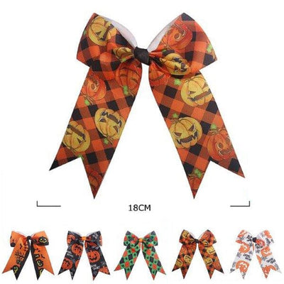 Halloween Printed Hair Bow 1098 (12 units)