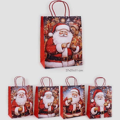 Happy Santa Christmas Gift Bag 2339 (24 units)