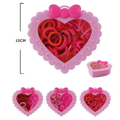 Heart Case Hair Tie 7007 (12 units)