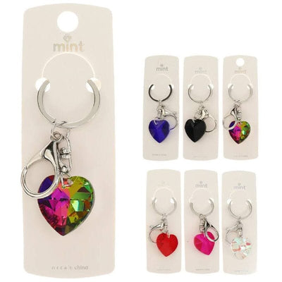 Heart Charm Keychain 47435 (12 units)