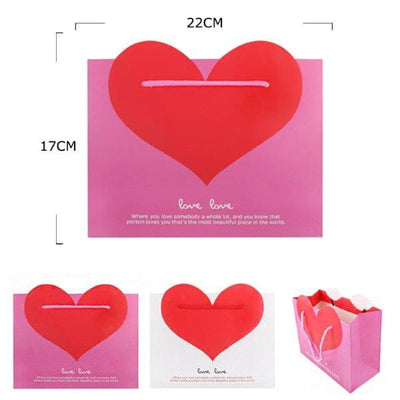 Heart Love Love Gift Bags 30029 (12 units)