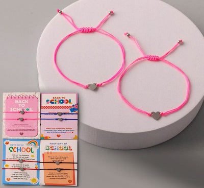 Heart School BFF Bracelets Set 18059 (12 units)