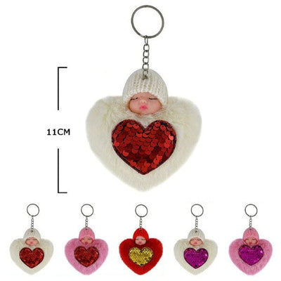 Heart Sleep Baby Keychain 30035 (12 units)