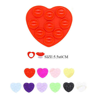 Heart Suction Cup Phone Mount Holder 2131 (12 units)