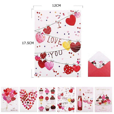 Heart Valentine Card 30032 (12 units)