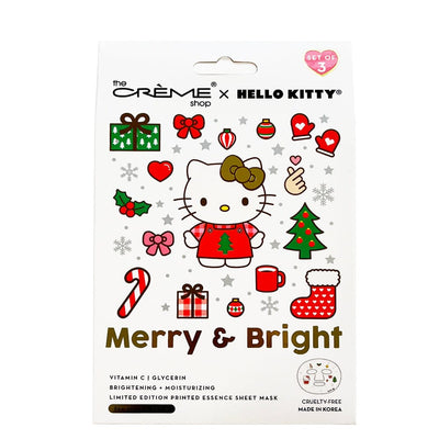 Hello Kitty 3PC Merry & Bright Sheet Mask Set (1 unit)