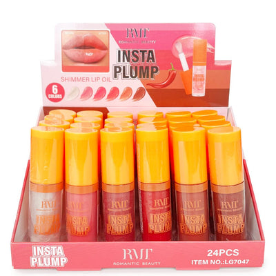 Insta Plump Shimmer Tint Lip Oil (24 units)