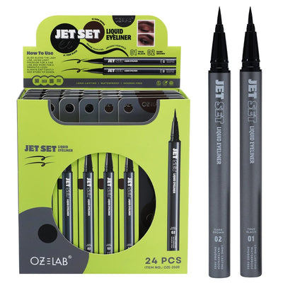 Jet Set Liquid Brush Eyeliner 2 Shades (24 units)