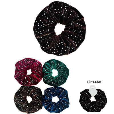 Jewelled Velvet Hair Tie 2022AS (12 units)