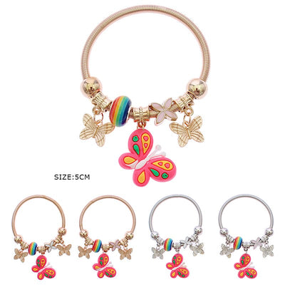 Kid's Butterfly Charm Bracelets 1745R2 (12 units)