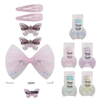 Kid's Butterfly Hair Pin Set 576M (12 units)