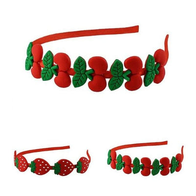 Kid's Cherry, Strawberry Headband 1247M (12 units)