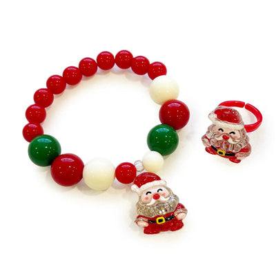 Kid's Christmas Theme Bracelet & Ring Set 10020 (12 units)
