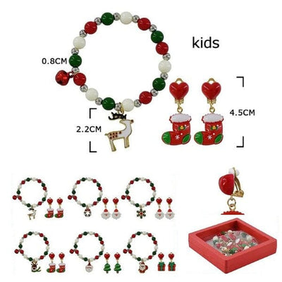 Kid's Christmas Theme Bracelet Set 10022 (12 units)