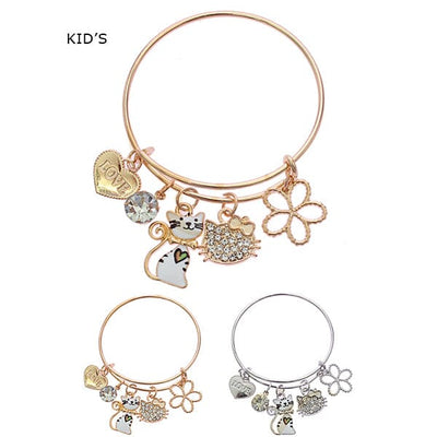 Kid's Fashion Multi Charm Bracelet 0751R8 (12 units)