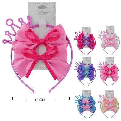 Kid's Hair Bow and Headband Set 622M (12 units)