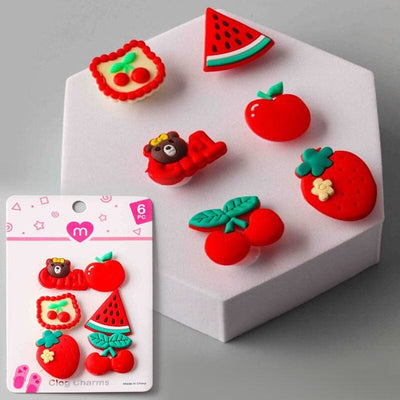 Kid's Mix Silicone Fruit Shoes Charm 164 (12 units)