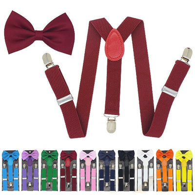 Kid's Suspender Bow Set 1774R10 (12 units)