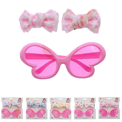 Kid's Toy Sunglass and Hair Bow Set 0881R5 (12 units)