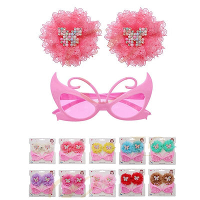 Kid's Toy Sunglass and Hair Bow Set 0888R (12 units)