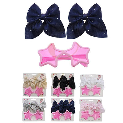 Kid's Toy Sunglass and Hair Bow Set 0890R (12 units)