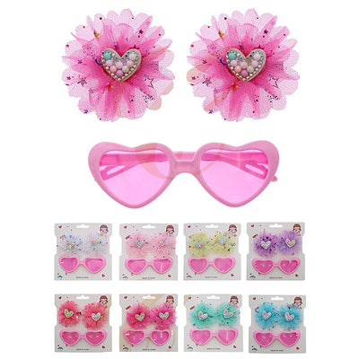 Kid's Toy Sunglass and Hair Bow Set 0891R (12 units)