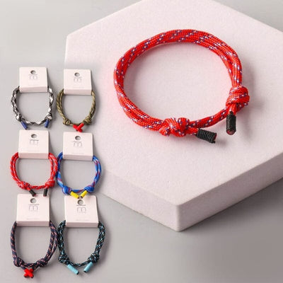 Knotted Cord Bracelets 18166 (12 units)