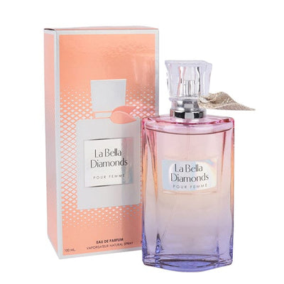 LA BELLA DIAMONDS SPRAY PERFUME EAU DE PARFUM FOR WOMEN 100ML (3 units)