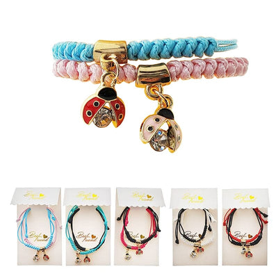 Lady Bug Adjustable Bracelets 49530 (12 units )
