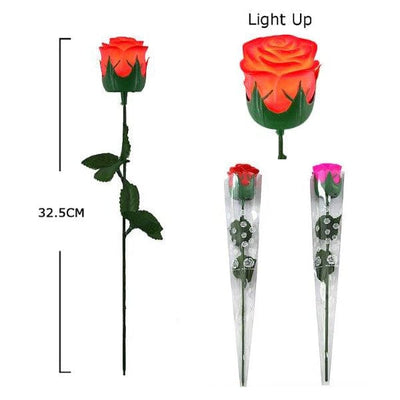 Light Up Rose Flower Gift 30019 (12 units)