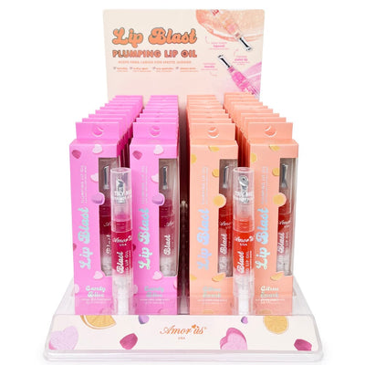 Lip Blast Plumping Lip Oil Display & 2PC Free Testers (36 units)