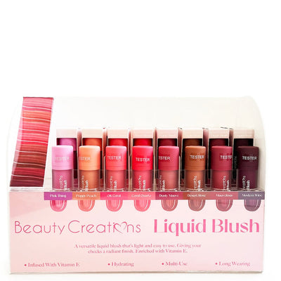Liquid Blush 8 Color With Display + Free Tester (1 unit)