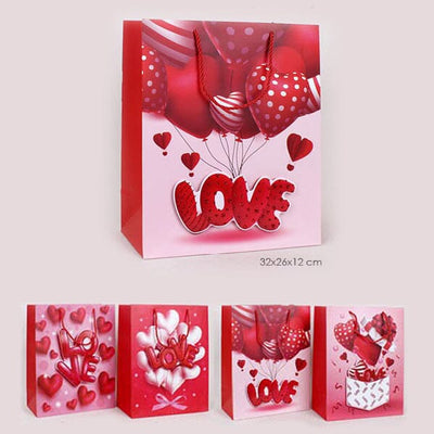 Love Valentines Day Gift Bag 2522 (24 units)