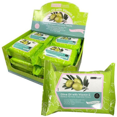 Makeup Remover Tissues - Olive (12 units)