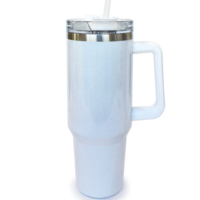 Mermaid Colored Travel Cup 40oz - WHITE (1 unit)
