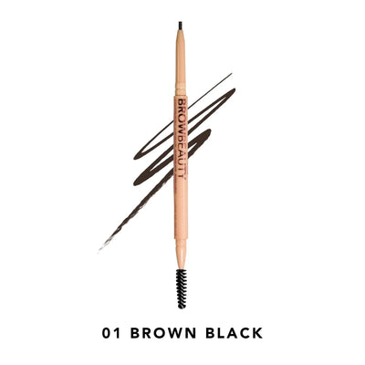 Microblading Effect Eyebrow Pencil - 01 Brown Black (12 units)