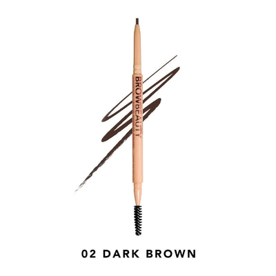 Microblading Effect Eyebrow Pencil - 02 Dark Brown (12 units)