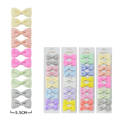 Mini 10PC Hair Bow 40007P (12 units)