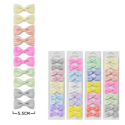 Mini 10PC Hair Bow 40007P (12 units)