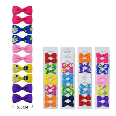 Mini 10PC Hair Bow 40009R (12 units)