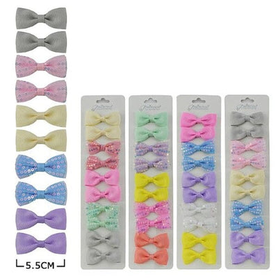 Mini 10PC Hair Bow 40021P (12 units)