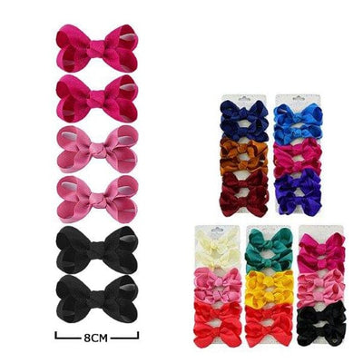 Mini 6PC Hair Bow 20029D (12 units)