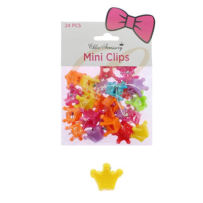 Mini Hair Jaw Clip 0365R (12 units)
