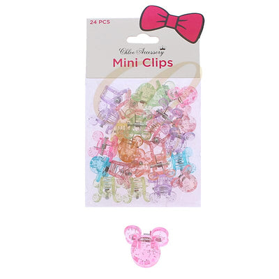 Mini Hair Jaw Clip 0530R (12 units)