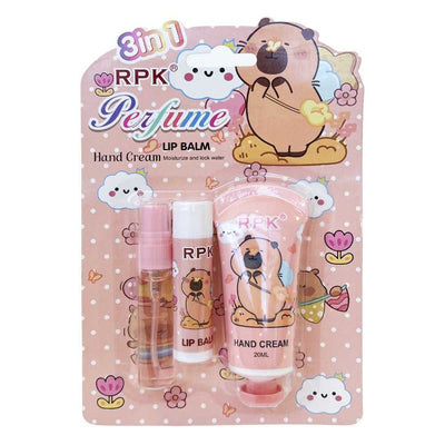 Mini Hand Cream & Lip Balm & Perfume Set 9676 (12 units)