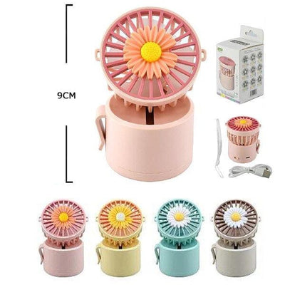 Mini Stand Rechargeable USB Fan 5002 (4 units)