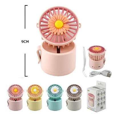 Mini Stand Rechargeable USB Fan 5002 (4units)