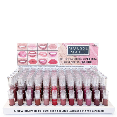 Mousse Matte Liquid Lipstick + Free Tester (72 units)