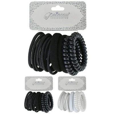 Multi Hair Ties 50950BW (12 units)