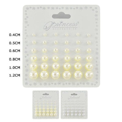 Multi Size Pearl Earrings 1099WI (12 units)